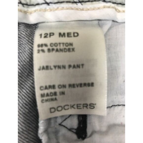 Dockers Jeans Womens 12 Petite Curvy Jaelynn Denim Blue - Picture 7 of 10